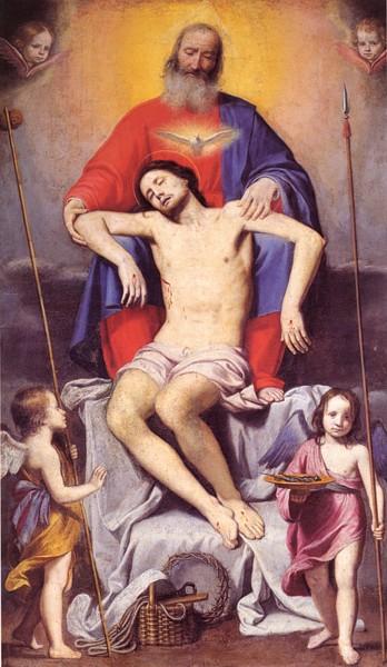 Lorenzo Lippi The Holy Trinity France oil painting art
